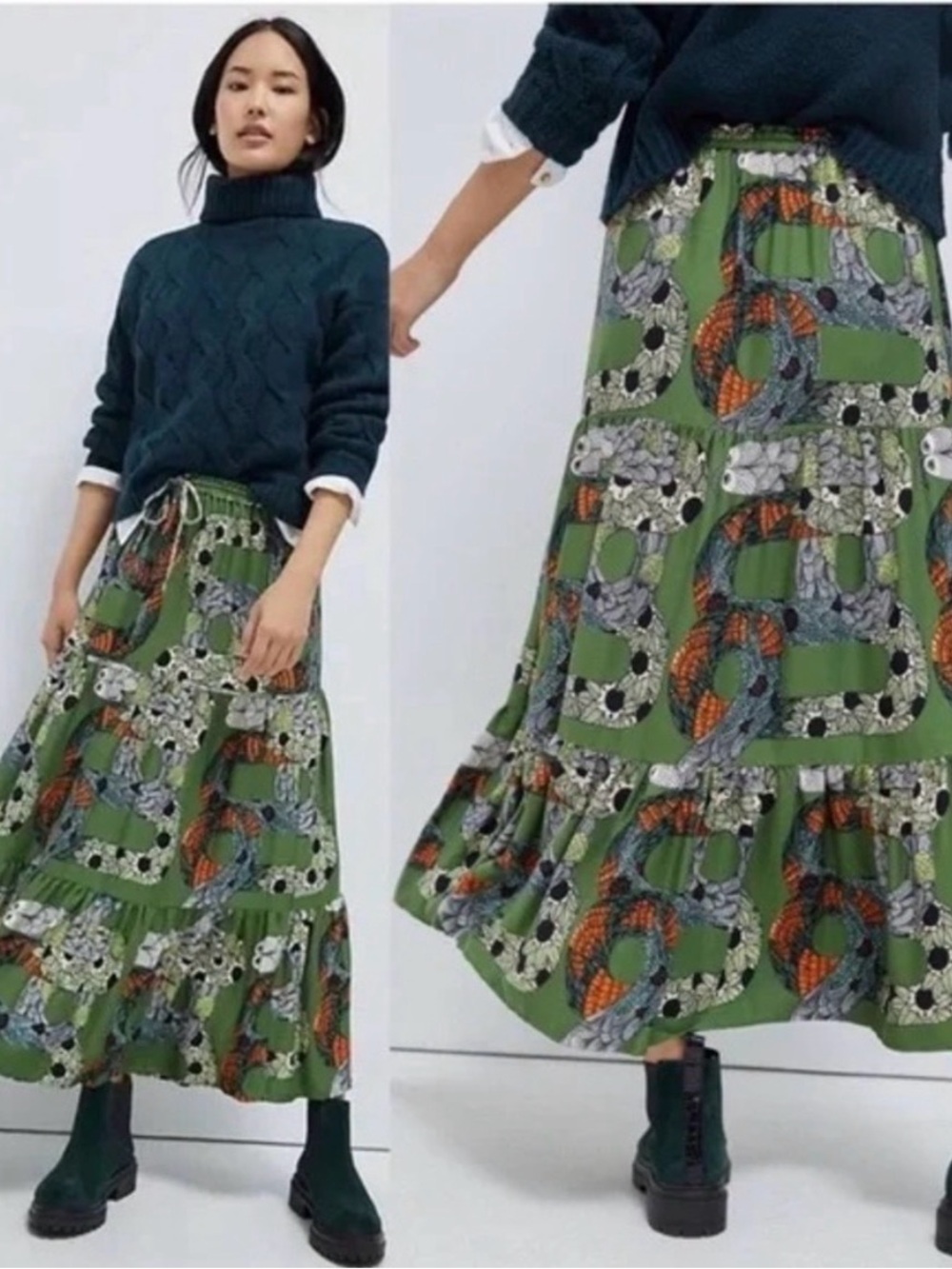 Anthropologie X Cecilia Pettersson Bea Maxi Skirt
